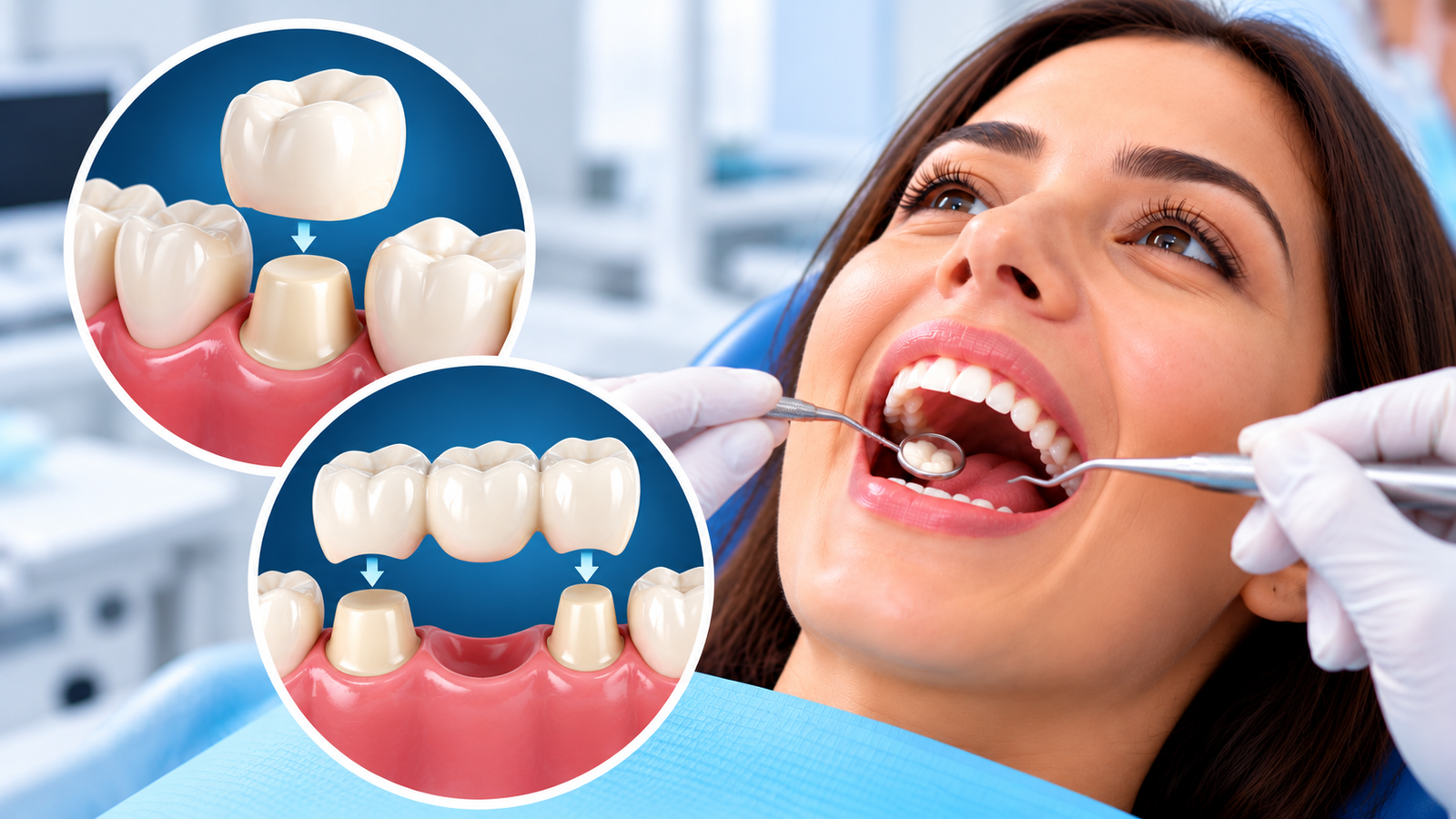 Dental Crown or Bridge Treatment in Chandkheda, Ahmedabad